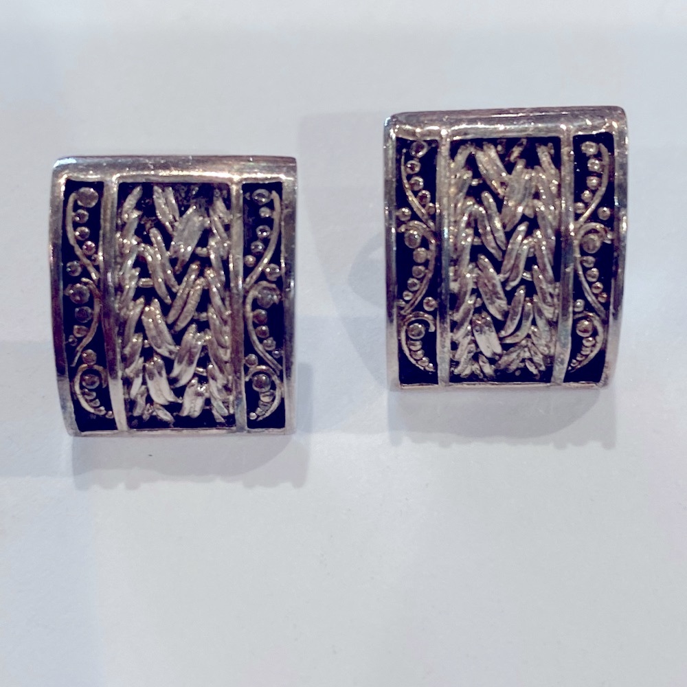 Vintage Sterling Silver Lois Hill earrings